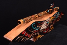 Ironwood (desert) Native American Flute, Minor, Mid A-4, #F44K (11)